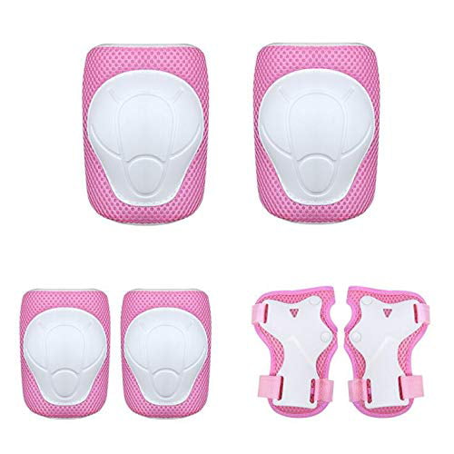 Skateboard Knee Pads Elbow Pads Wrist Guard Protector 3 in 1 Toddler Protective Gear Set for Scooter Bicycle CuleedTec Kids Guards Protective Gear Set for 3-8 Years Toddler Inline Skating 